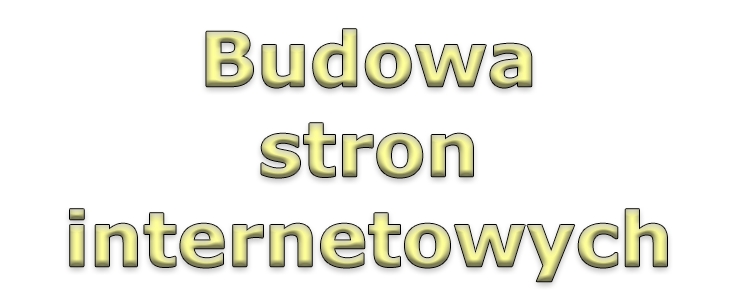 napis budowa stron internetowych